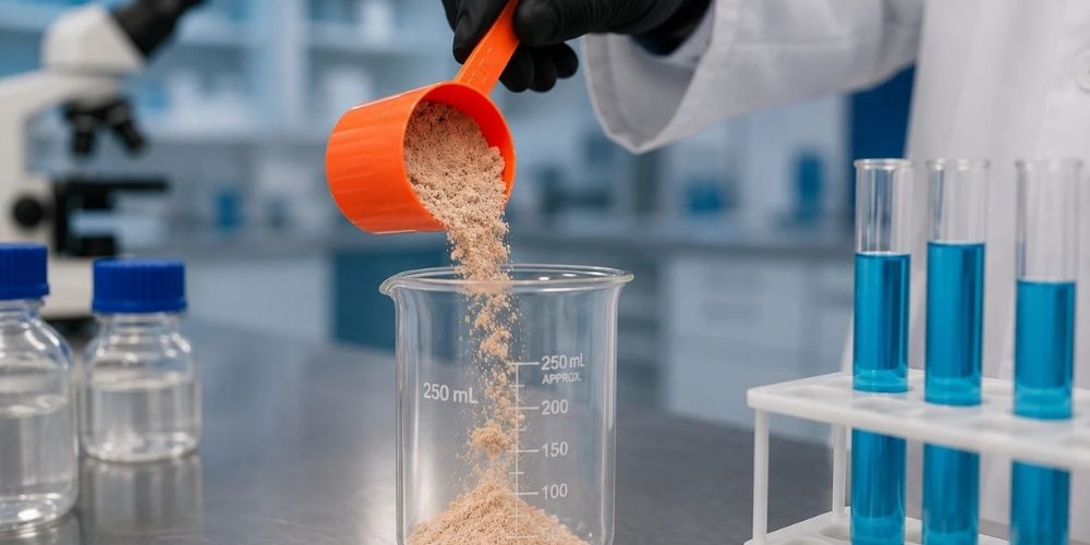 Whey protein label and lab testing guide for checking protein quality